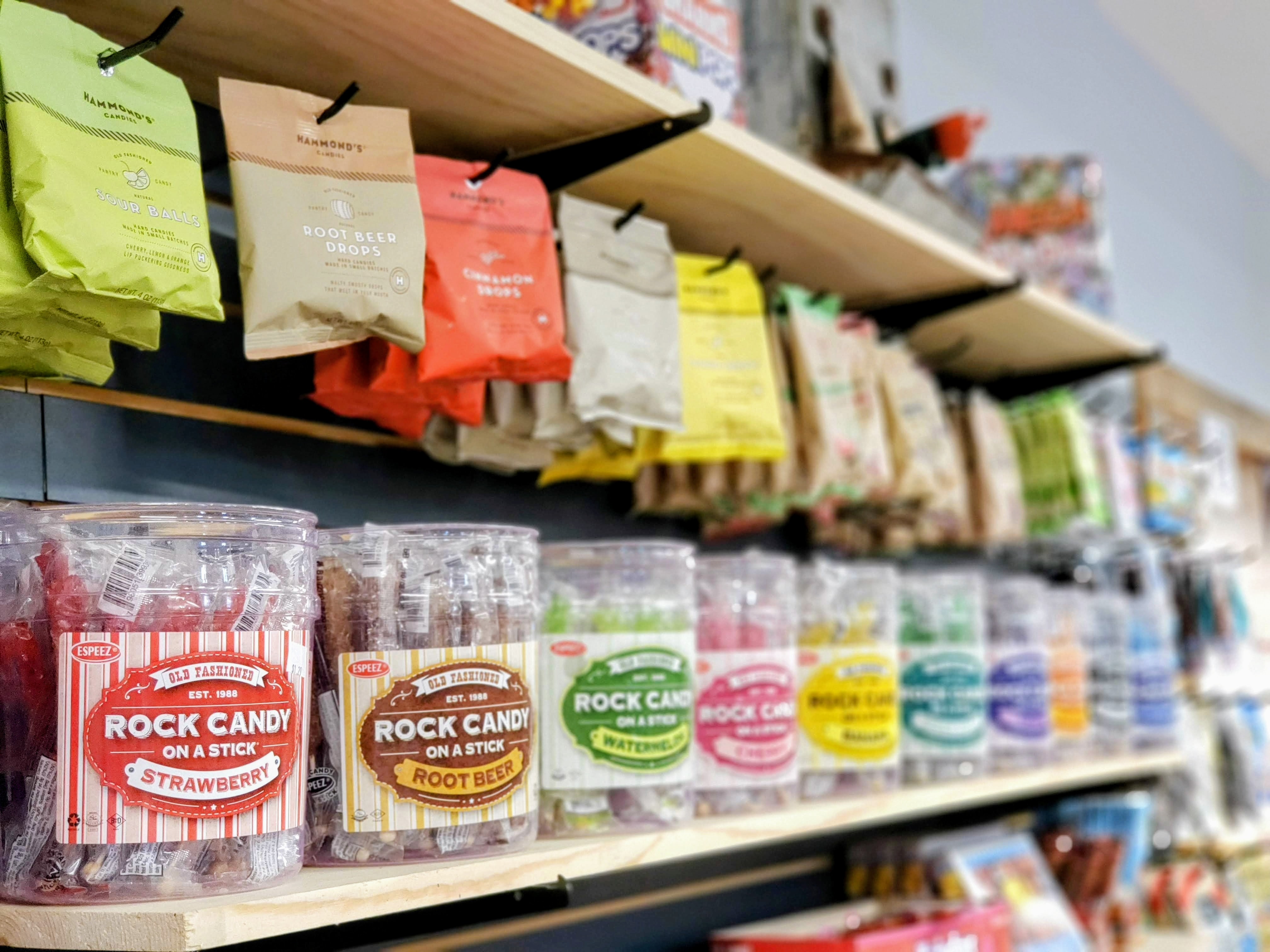 Inside Sweetly Kismet candy store