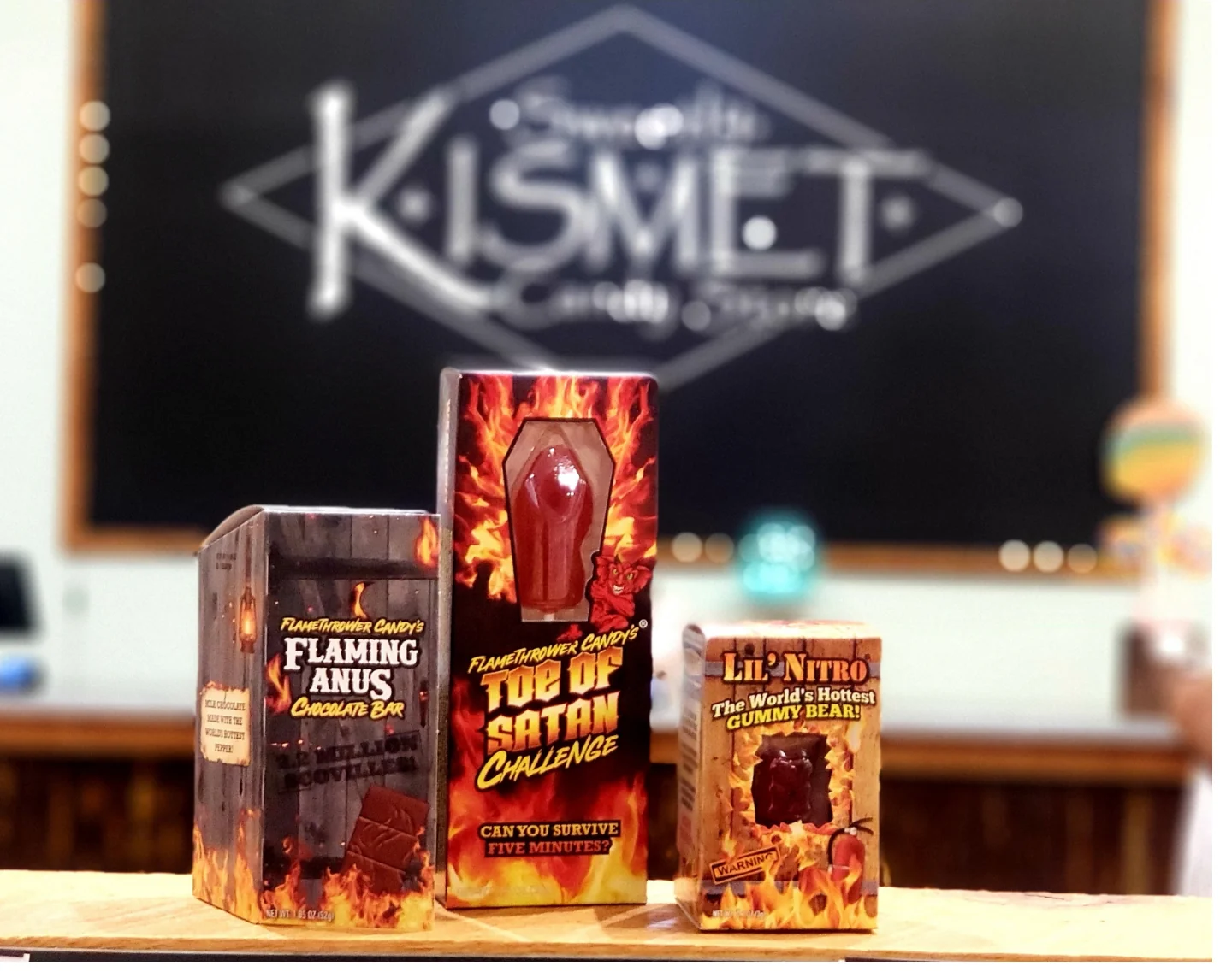 Kismet chalkboard candy challenge