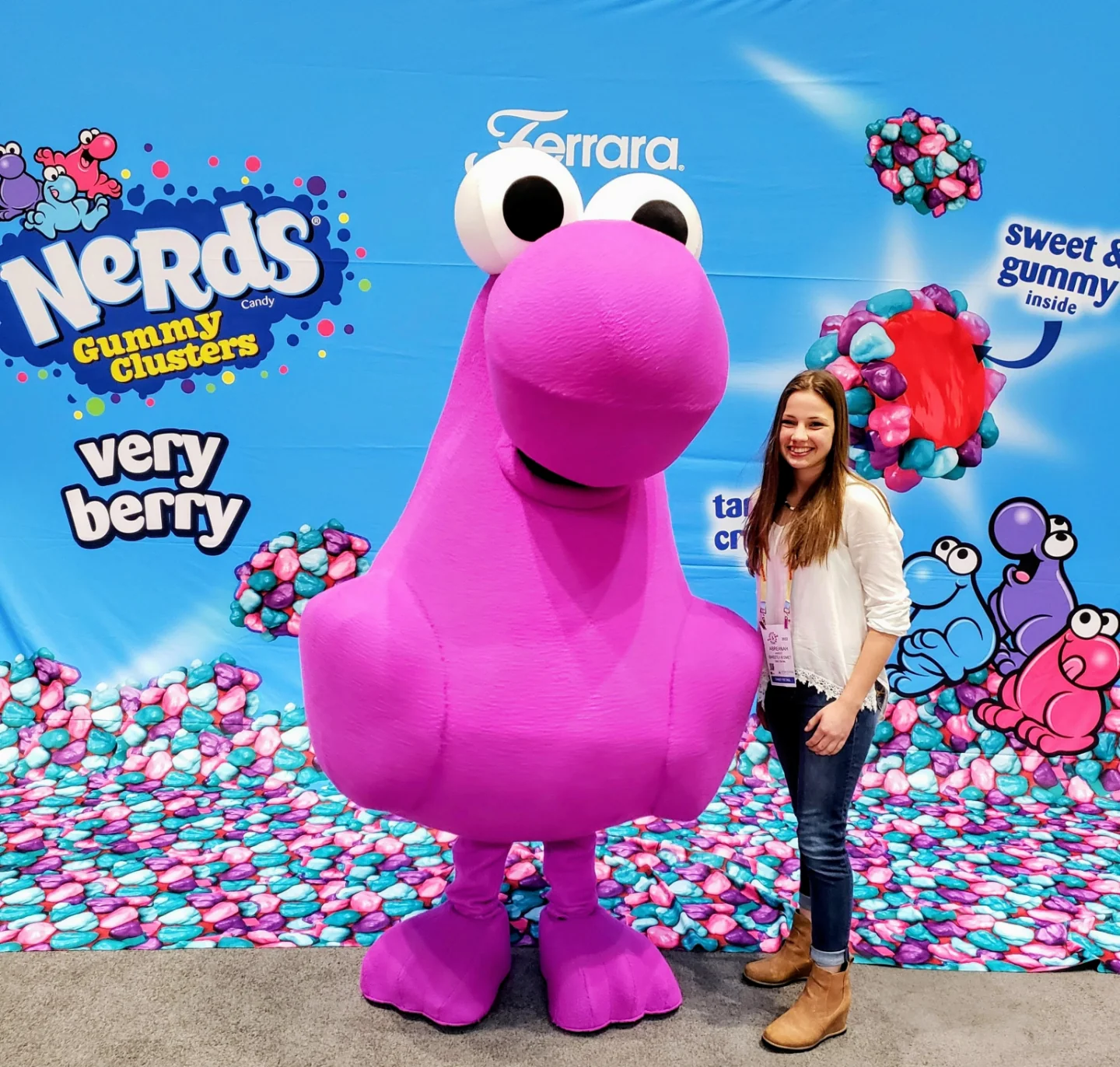 Nerds Gummy Clusters mascot